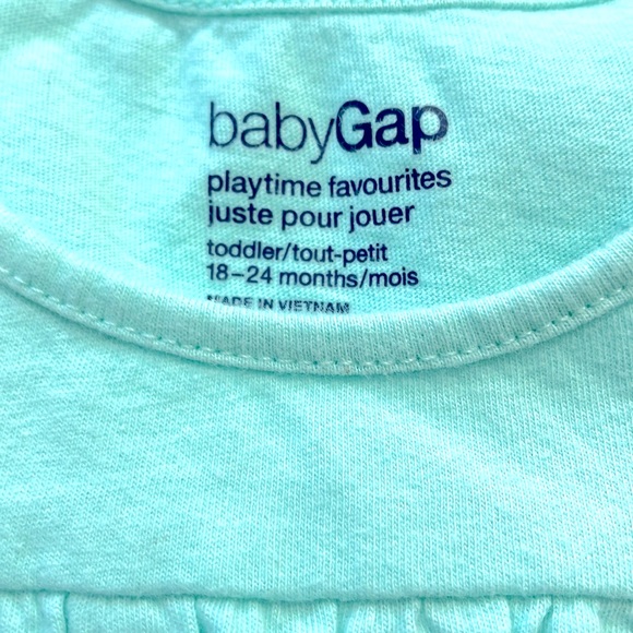 Gap Baby Green Fish Matching Set, Size 18-24 Months - Picture 3 of 10